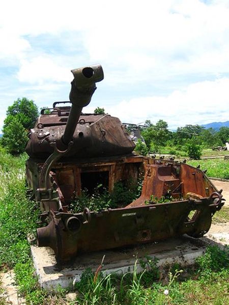 Xe tank ở Khe Sanh