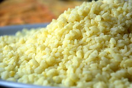 Và đây là thành phẩm xôi rời từng hạt, nguội ăn vẫn dẻo