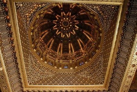 Trần nhà lộng lẫy của lăng Mohammad V