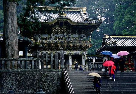 Gian chính ở đền Tosho-gu Shrine.