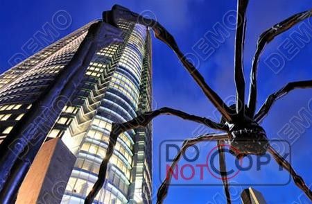 Khu Roppongi Hills và nhện khổng lồ Maman