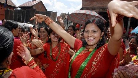 Katmandu sôi động trong những ngày lễ hội