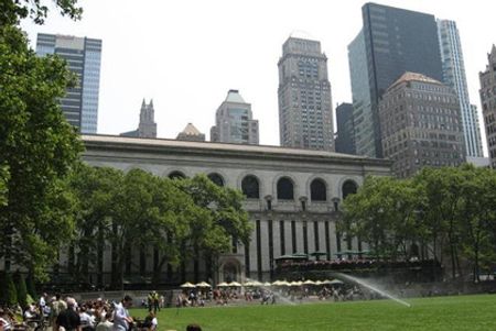 Mặt sau Toà nhà Thư viện công cộng New York