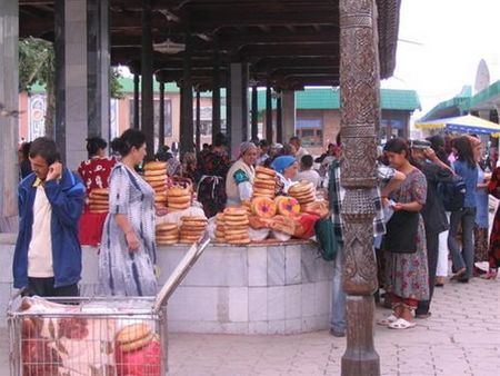 Chợ Basar ở Samarkand