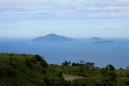 Cù Lao Chàm nhìn từ bán đảo Sơn Trà