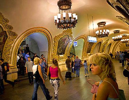 Nhà ga Kievskaya đẹp như một cung điện