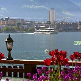 Cảnh đẹp bên hồ Geneva