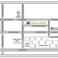 Santa on map - Khách Sạn Santa