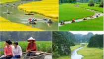 Cảnh quan thiên nhiên đẹp tuyệt vời ở Tam Cốc, Ninh Bình