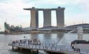 Hồ bơi vô cực ở khách sạn Marina Bay Sands