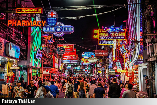 Pattaya Thái Lan - Thành phố biển không ngủ