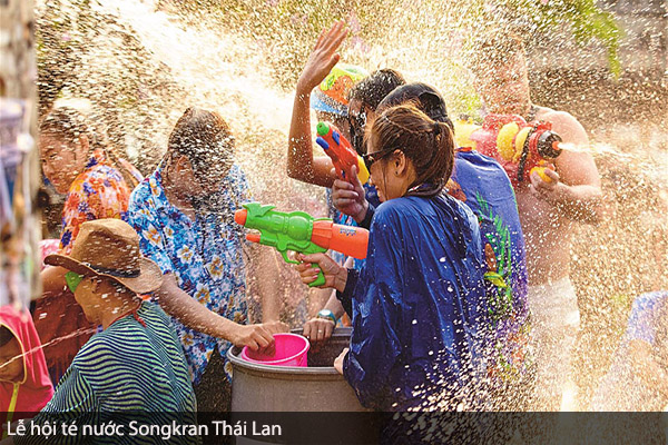 Lễ hội té nước Songkran Thái Lan