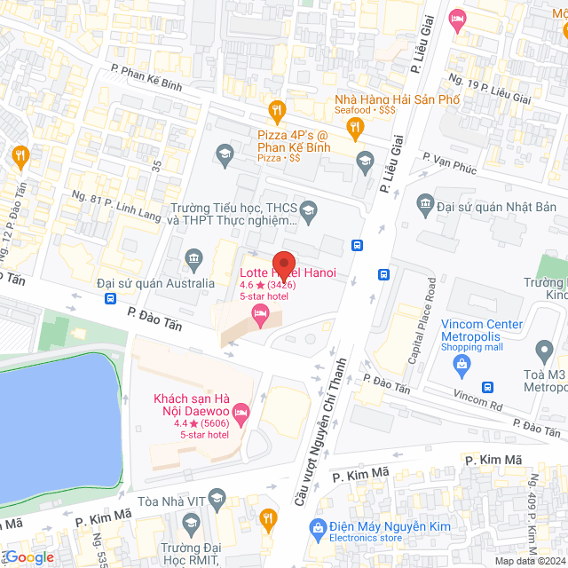 Khách sạn Lotte Hà Nội (Hanoi) - Chudu24